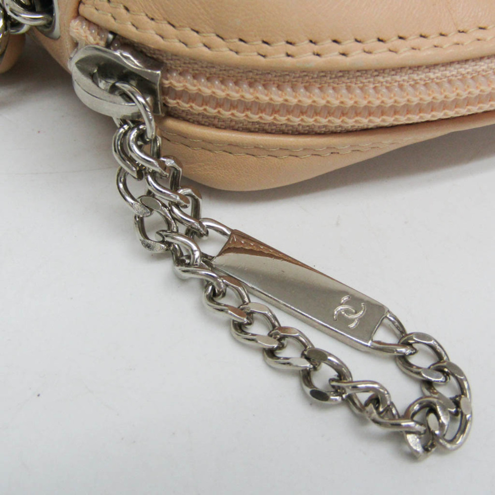 CHANEL Cream Leather Pouch - Picture 12 of 15